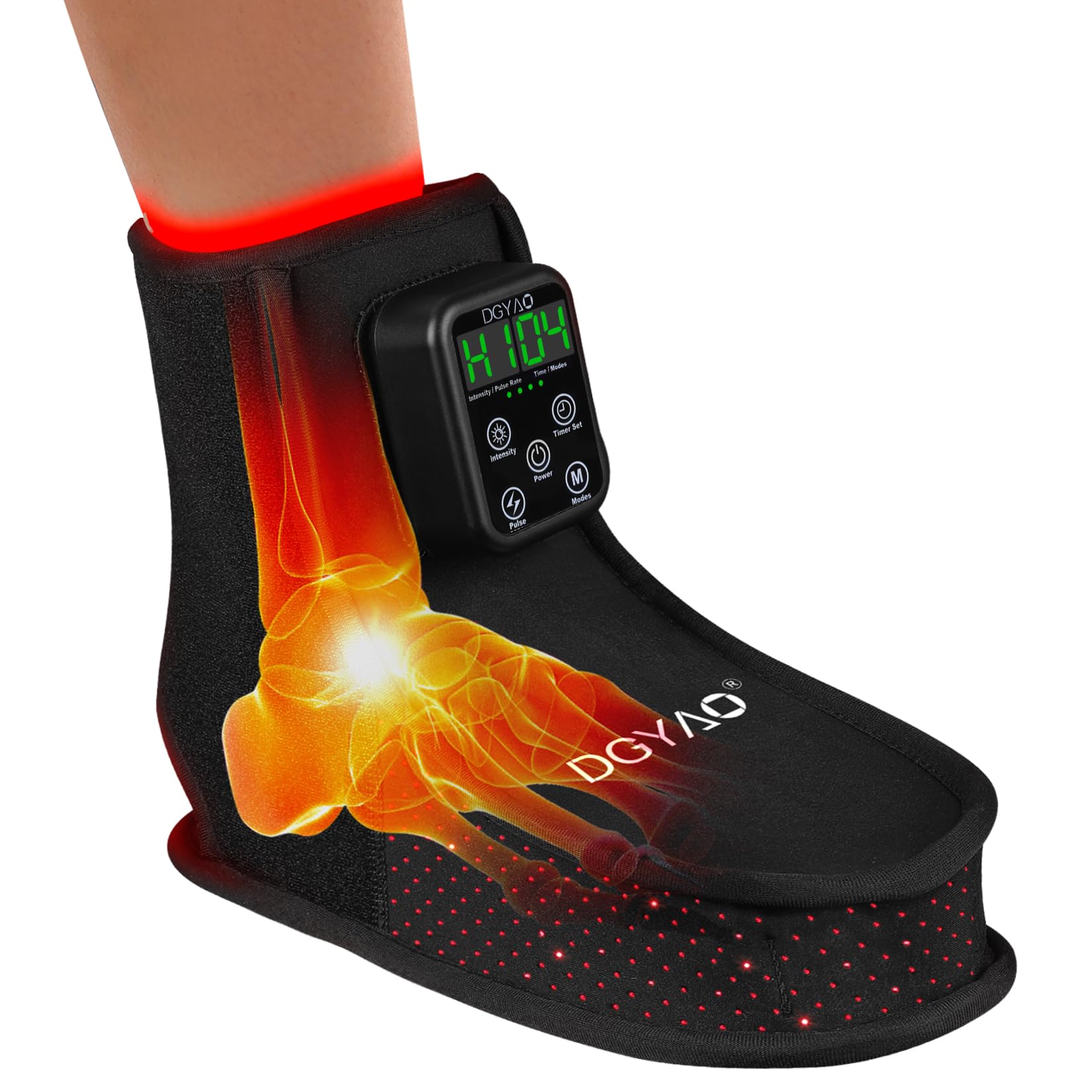 TUOB Red Light Therapy for Foot, 6000mAh Cordless Wrap