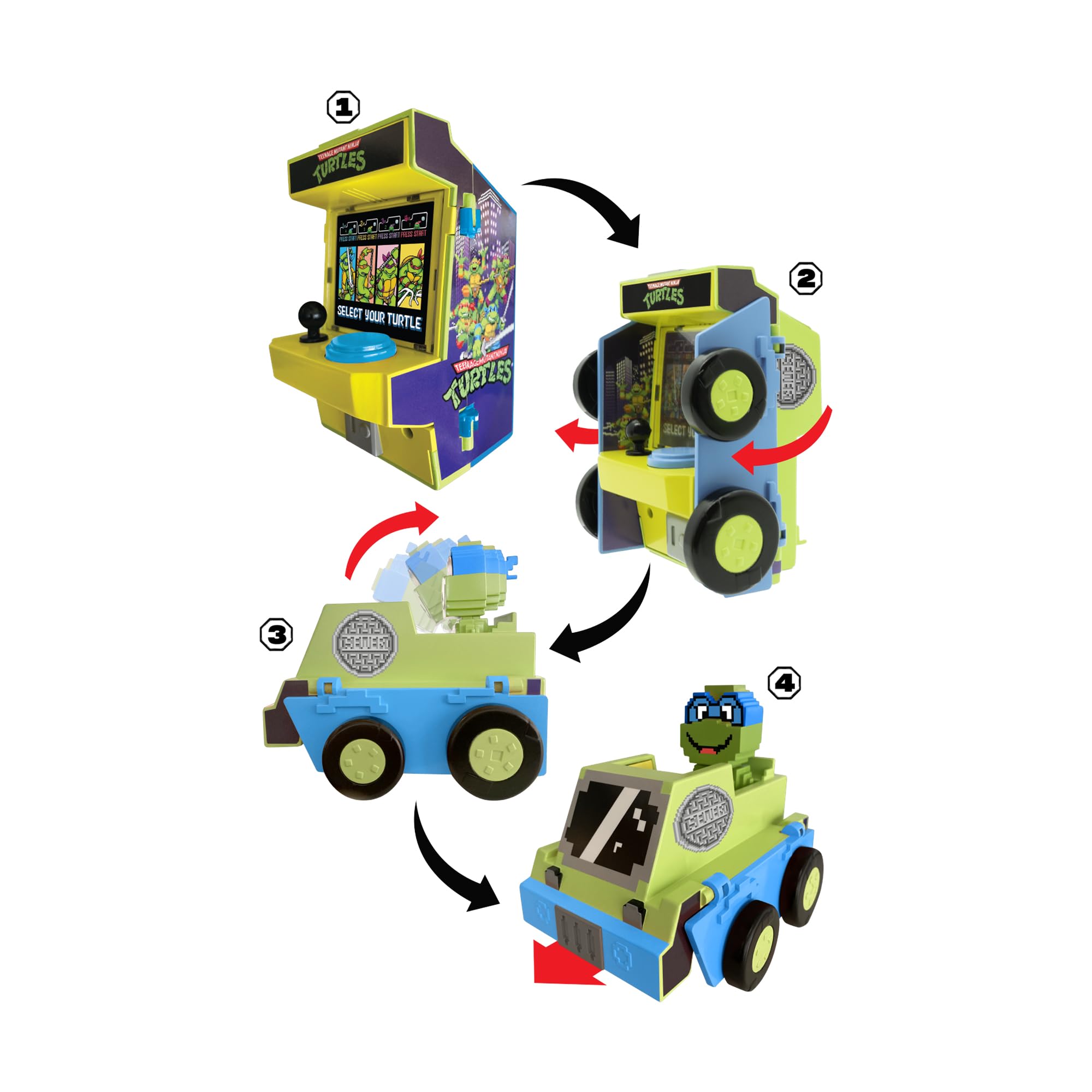 Amazon.com: Teenage Mutant Ninja Turtles Arcade Cruisers Leonardo