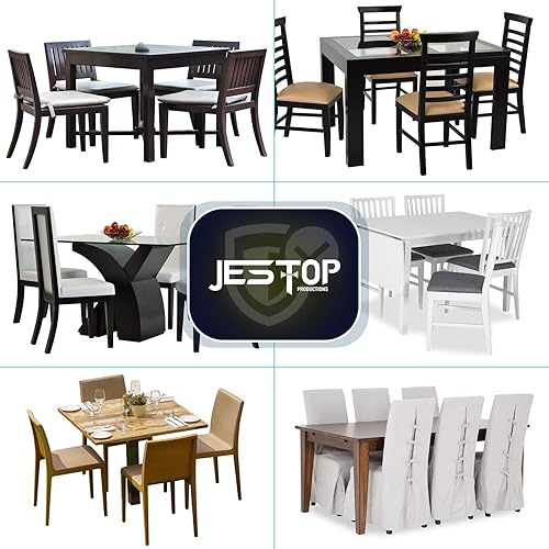 Miniatura 7 de JESTOP Fundas para muebles de patio, 600D, rectangular, para mesa al aire libre, impermeable, resistente al viento, tela Oxford, anti-UV, funda para