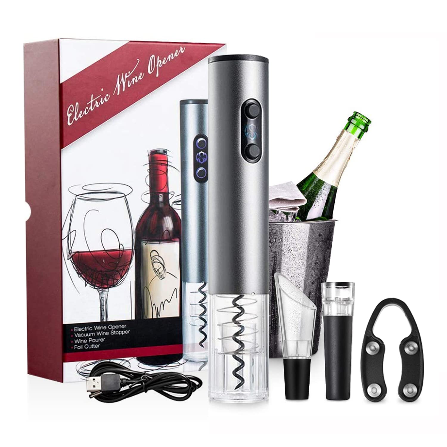Zepthus Electric Wine Bottle Openers 
