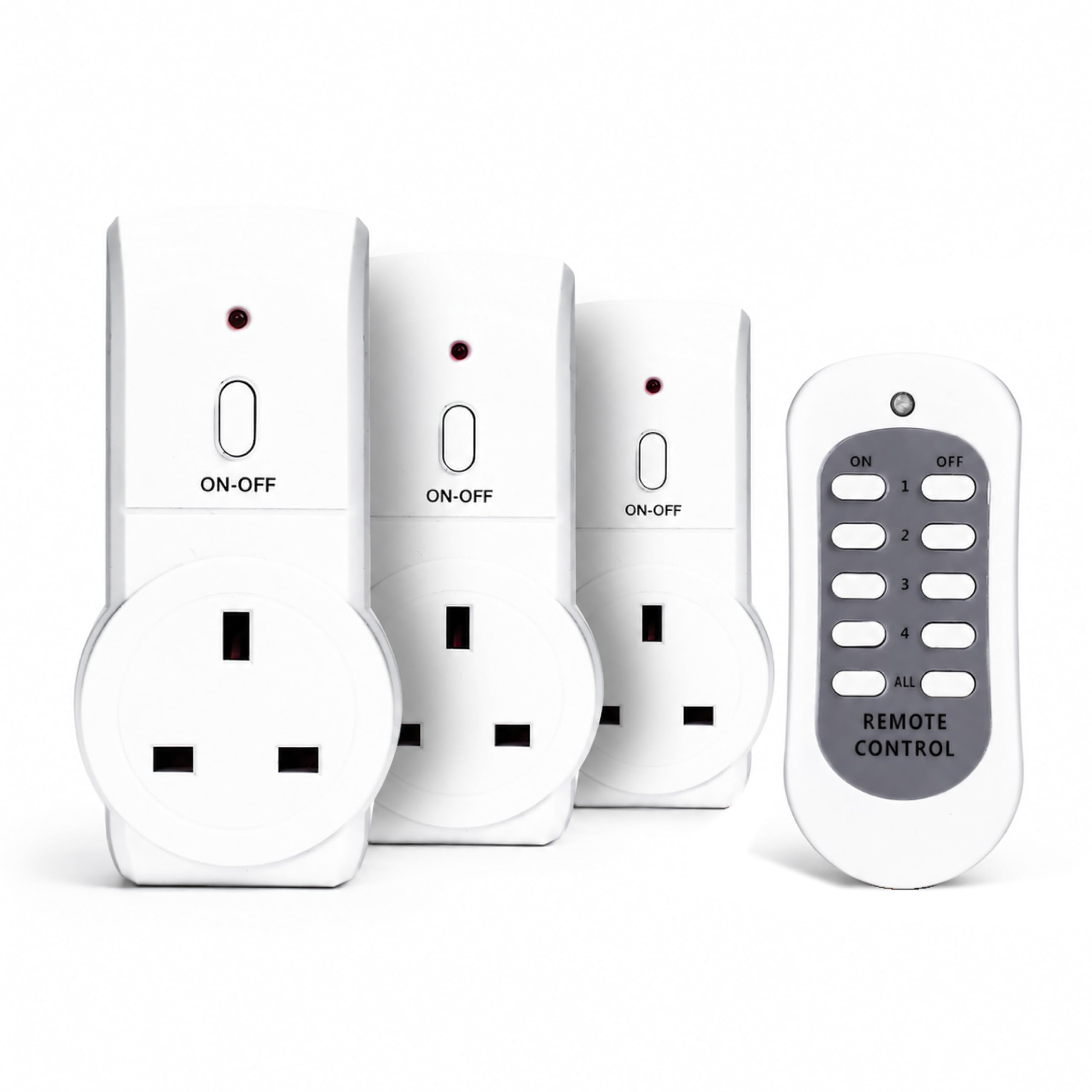 170 Remote Control Sockets White SREMSOC3PK3 Status Genuine Top Quality Product