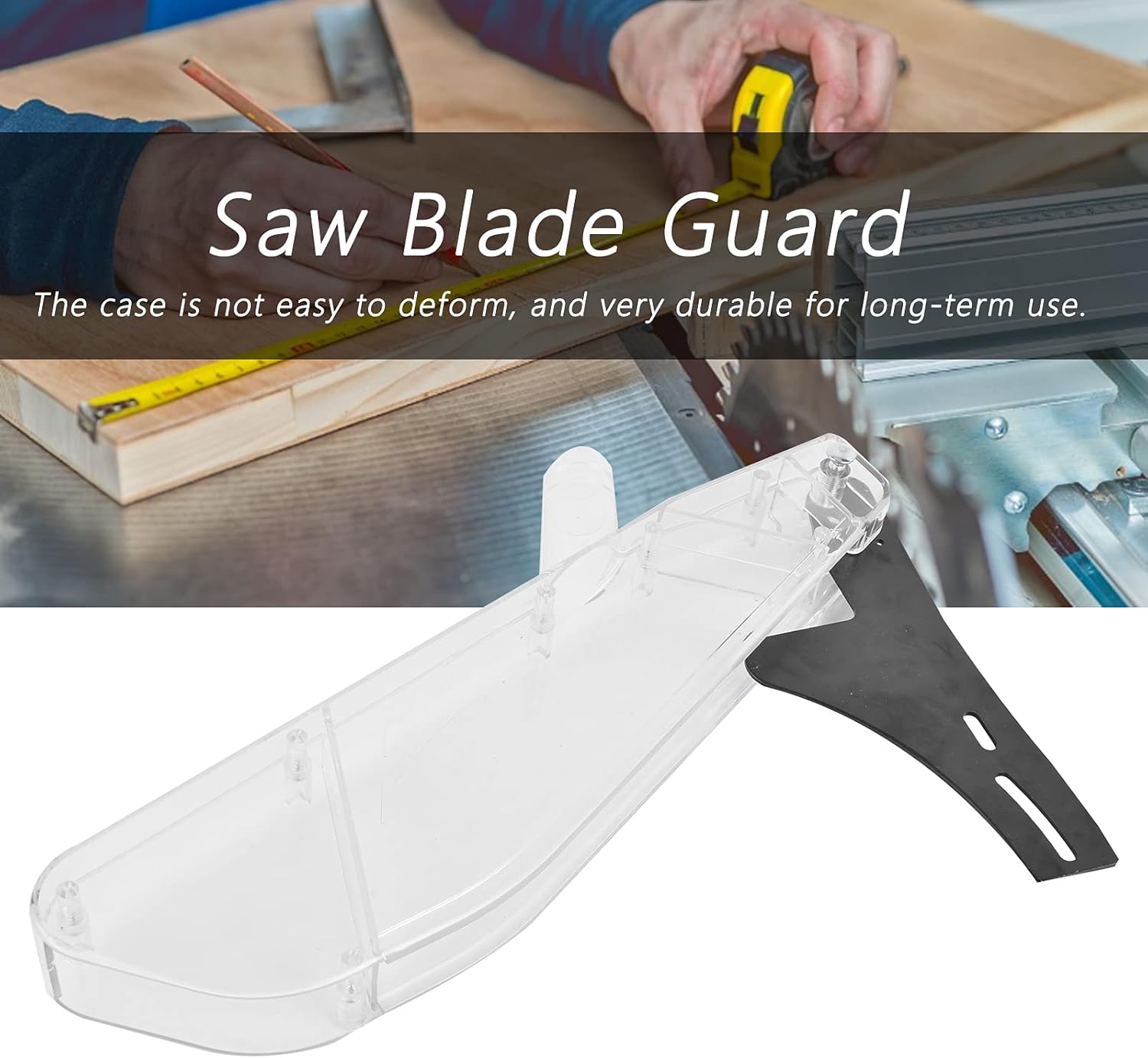 Table Saw Protective Cover Acrylic Protection Case Blade Guard Saw Blade Protective Cover Saw Blades Parts Accessories for Woodworking