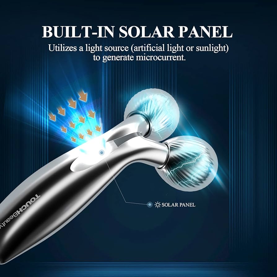 TOUCHBeauty Facial Roller Microcurrent 3D Face Roller Facial