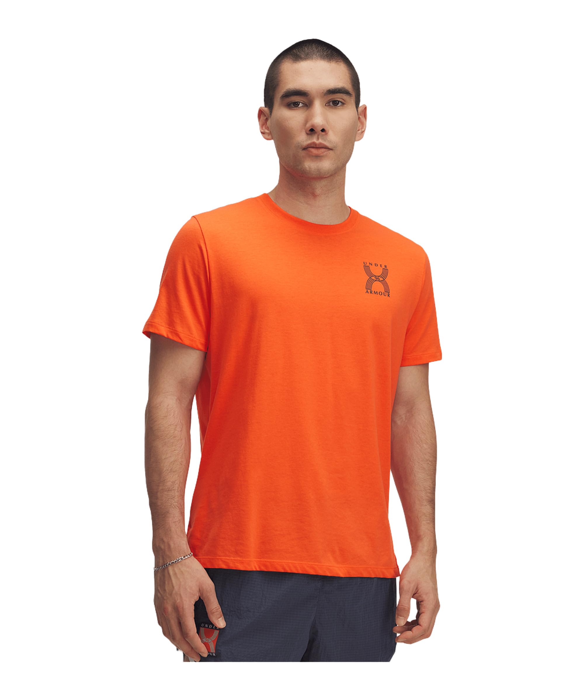 UA RUN 96 SHORTSLEEVE T-shirt Erkek
