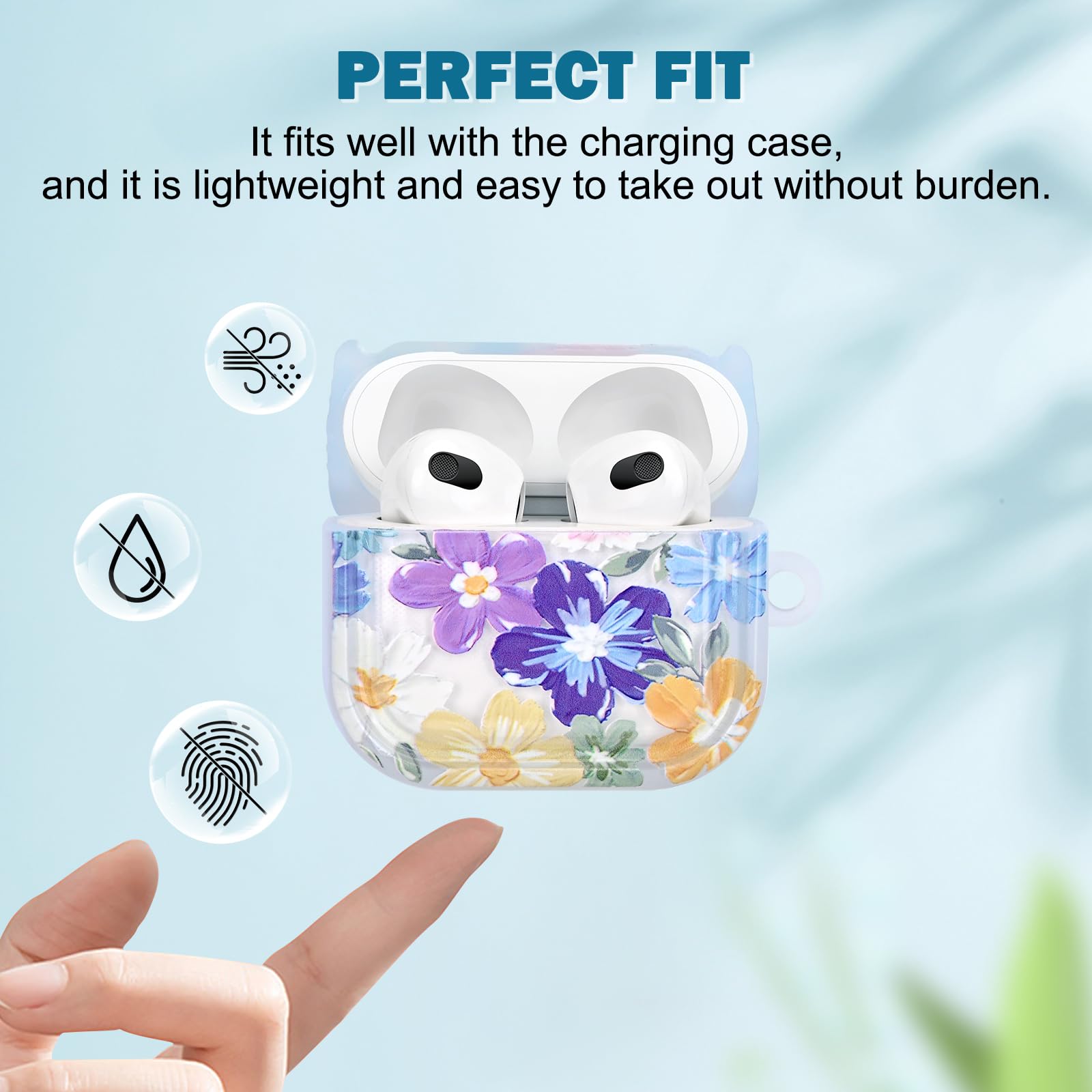 ULAK Cover AirPods Pro 2 1 Trasparente Compatibile Con Apple