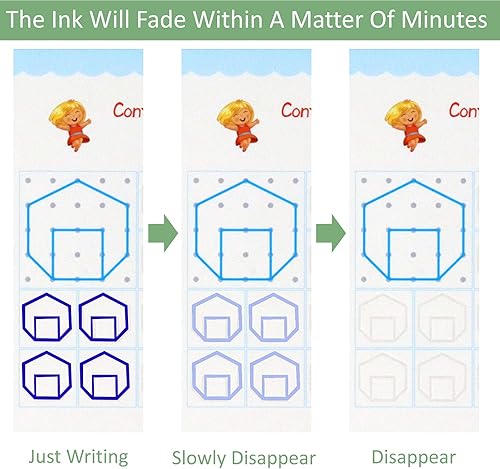 Miniatura 4 de Libro de control y rastreo de bolígrafos para niños pequeños, reutilizable, ranurado, libro de trabajo para aprender a escribir líneas - Edades 3-6