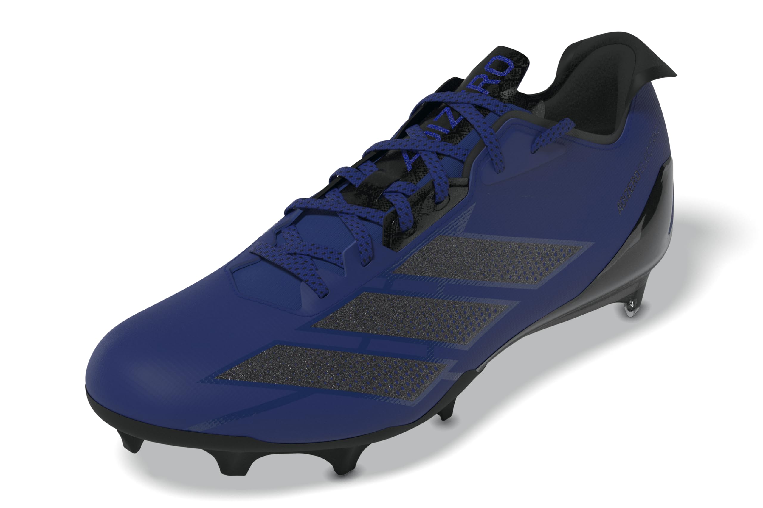adidas Men's Adizero Electric American Football Sneaker, Team Royal Blue/Black/Team Royal Blue, 15
