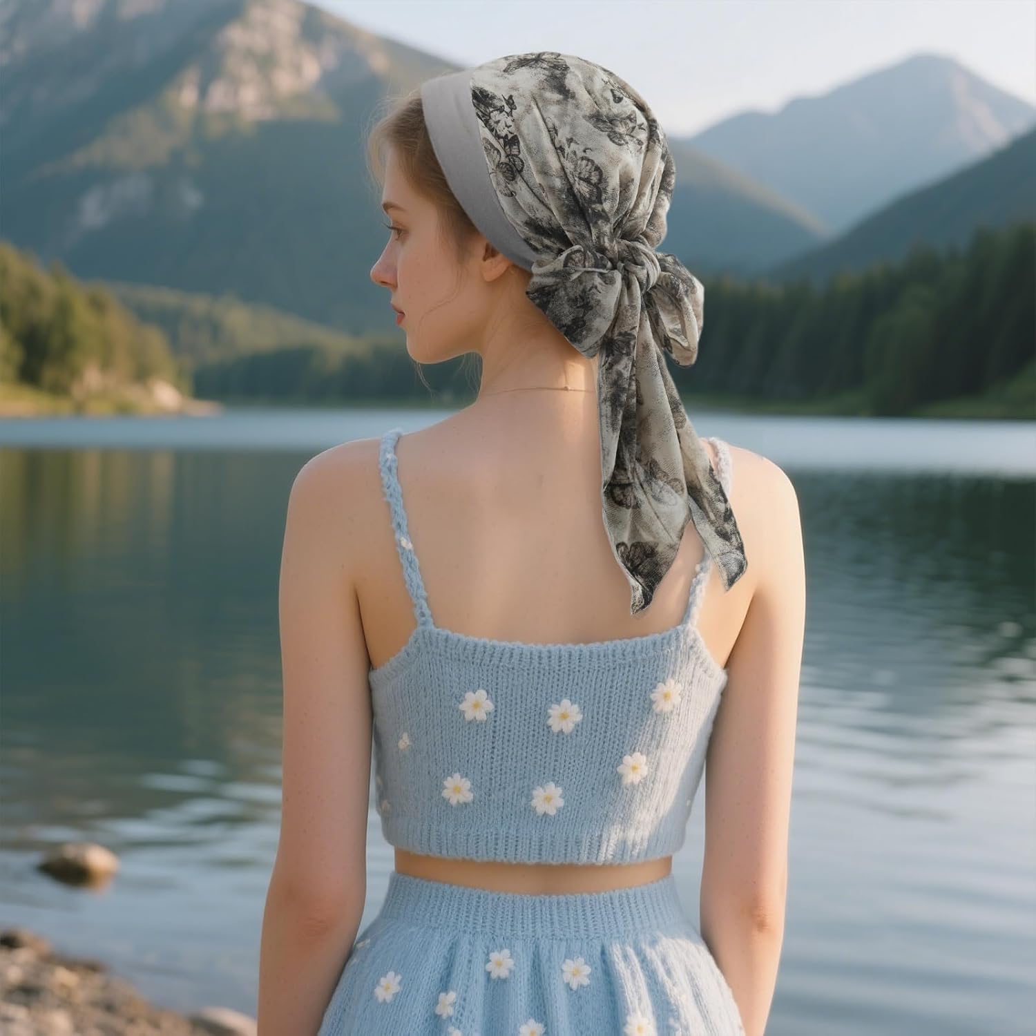 DOCILA Chemo Headwear Turban for Women, Patients Head Hair Scarf Skull Cap, Cancer Hair Loss Head Wrap Covering Beanie Hat - Image 3