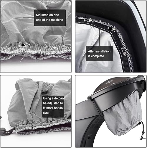 Miniatura 5 de Elitzia Capucha a prueba de agua para el cabello micro niebla accesorio de repuesto para el cuidado del cabello peluquería secado y coloración 3