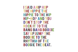 The Sugarhill Gang - Rappers Delight Hip Hop BOHO Wall Art
