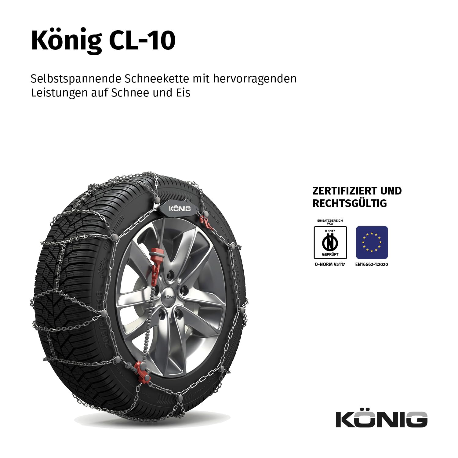 KÖNIG CL-10 100 - Schneeketten