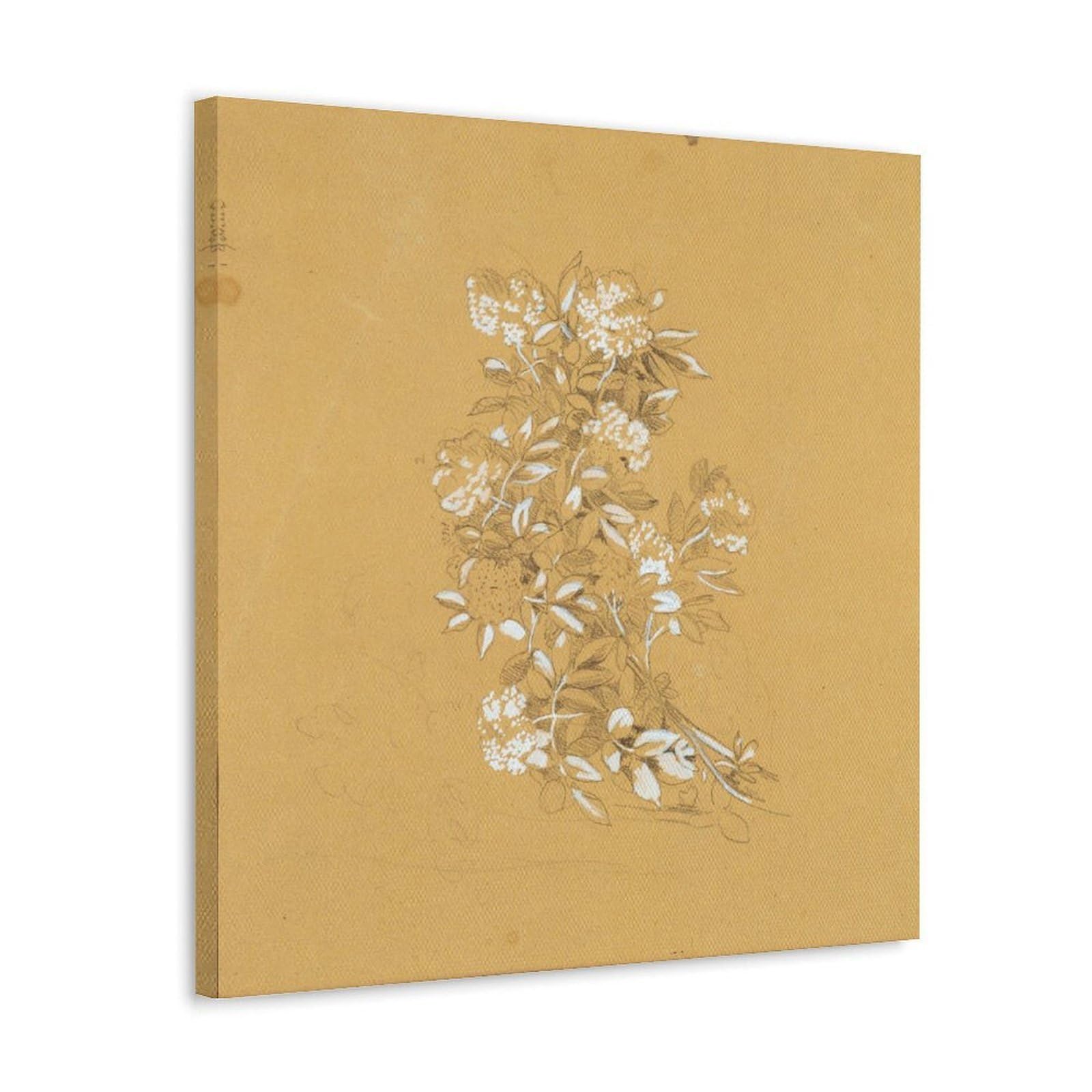 Bouquet of Flowers By Johann Peter Krafft plakat z nadrukiem 60 x 61 cm