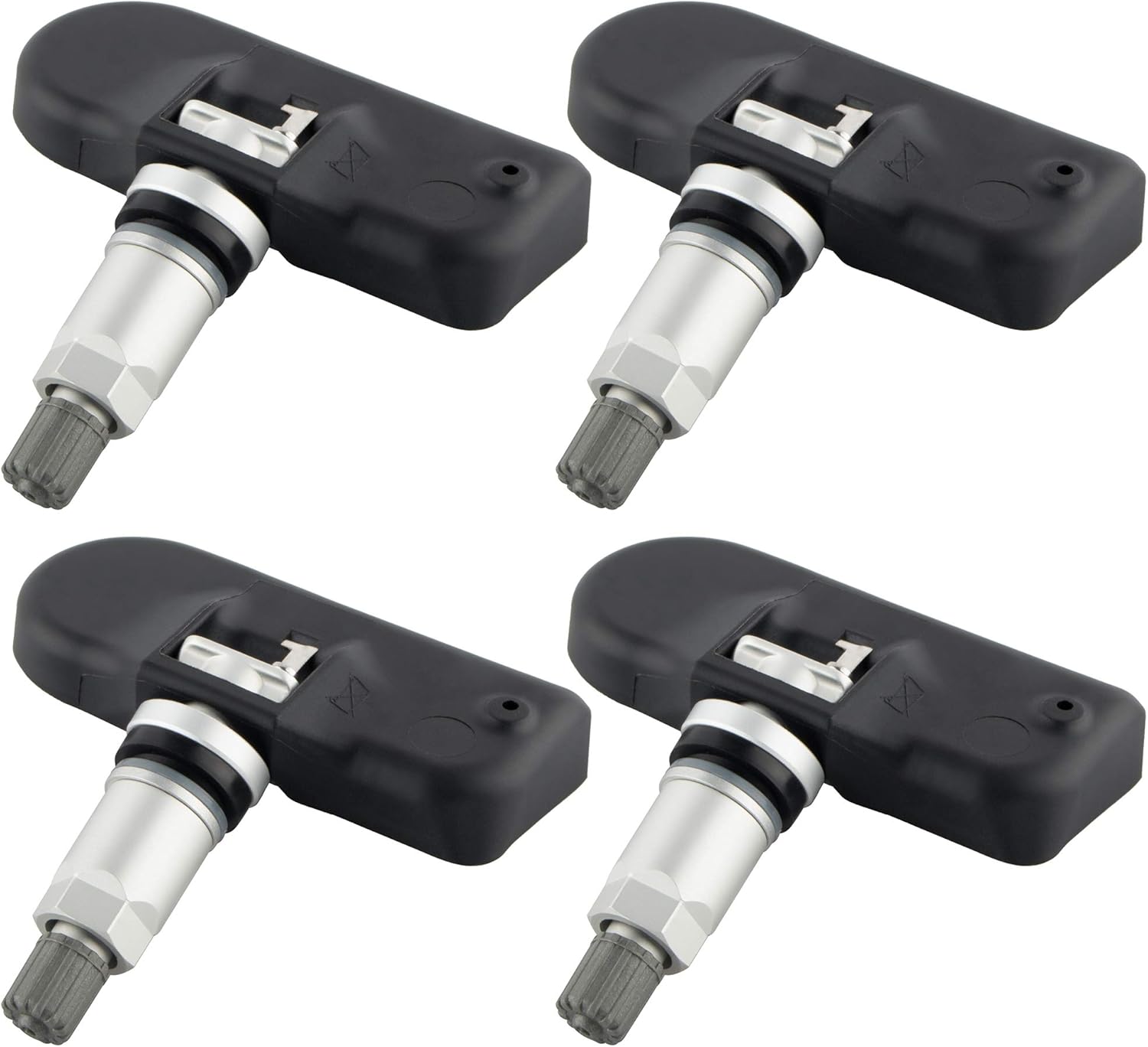 Qty(4) BOXI Tire Pressure Sensor TPMS 433MHz for 2008-2013 for Chrysler 200/300/Sebring/Town & Country, for Dodge Avenger/Caliber/Grand Caravan/Jounrey/Charger/Magnum 56053031AD 56053030AB (4-Pack)