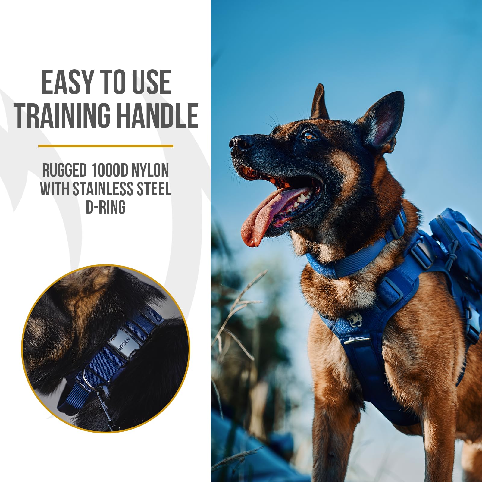 Amazon.com : OneTigris Tough Dog Collars, Tactical Dog Collar with