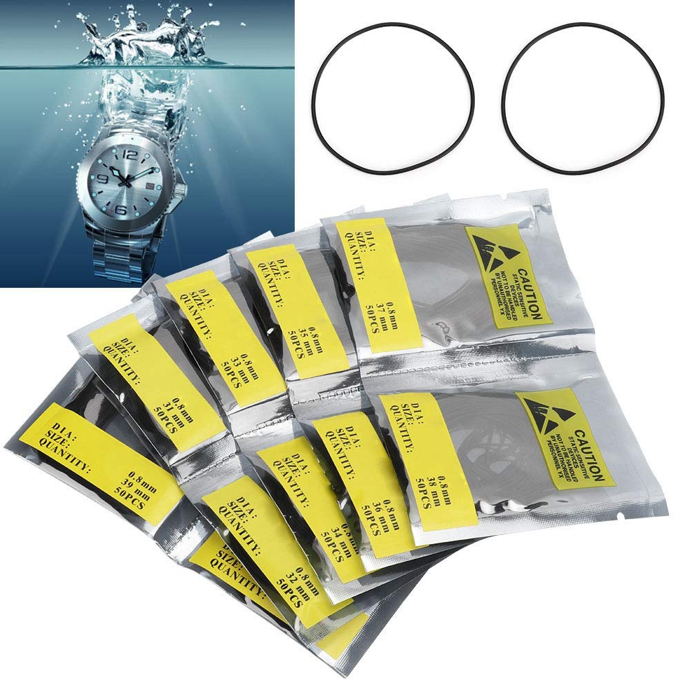 Joyzan Joint Torique Pour Montre, Joint Torique De Rechange Pour Montre, Joint Arriu00e8re 13 Mm-40 Mm, Ensemble Assortiment Torique Caoutchouc Ou Anneau Couverture Arriu00e8re Outil Ru00e9paration Dossier