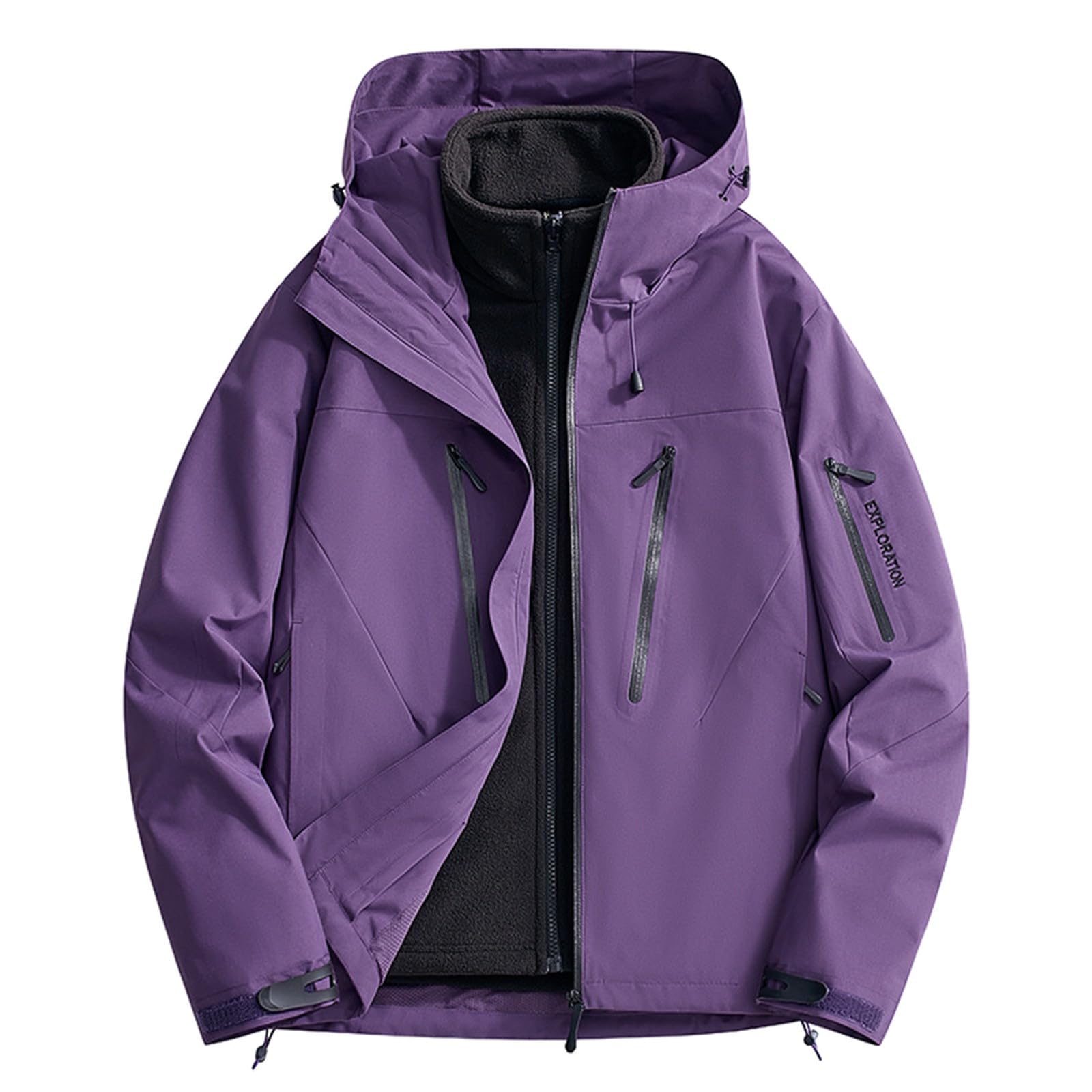 Giacca Impermeabile da Uomo, Giacchetto Estivo Uomo, Primavera Giacca da Trekking Impermeabile Giacca da Pioggia Antivento Giacche Leggera da Transizione Giacca da Pioggia Antivento Men's Outerwear