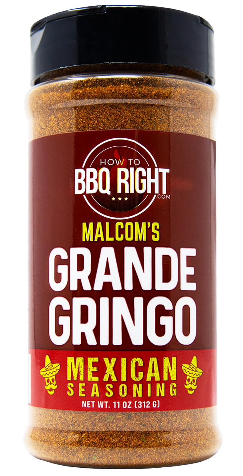 Amazon.com : Malcom's Seasoning Grande Gringo | Spicy Mexican Seasoning for  BBQ, Grill, Tacos, Dips, Even Margaritas | 11 Ounces : Grocery & Gourmet  Food