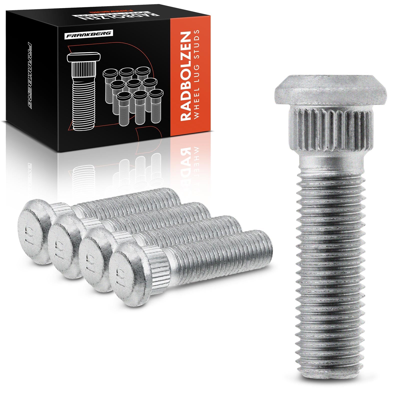 Frankberg 5 tornillos/pernos de rueda M12x1.5 6508707AA | Compatible con: Brújula MK49, Patriot MK74, Vengador, Calibre, Sebring JS, Viaje, Gran Viajero V RT, Sebring Convertible JS
