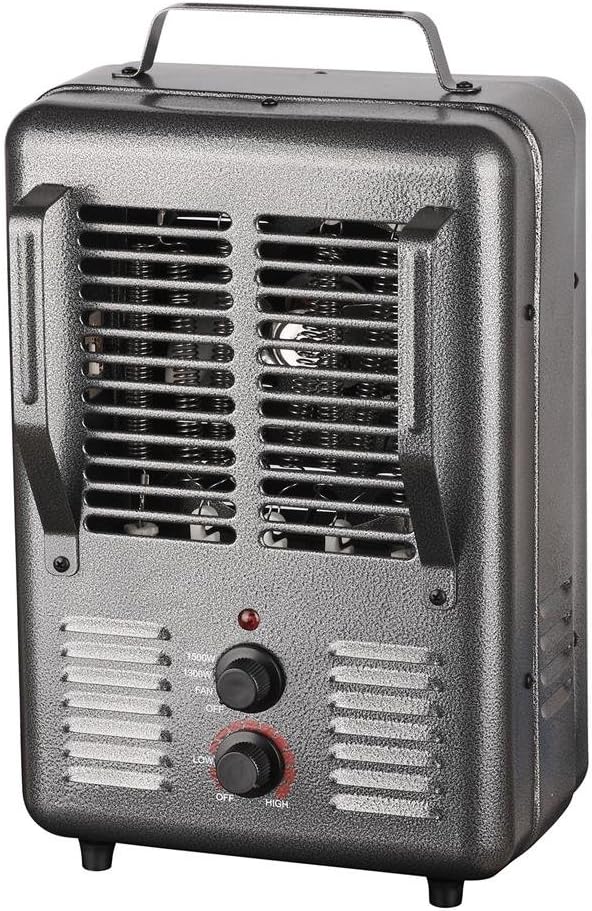 KING PHM1 Portable Milkhouse Heater, 1500W / 120V Home