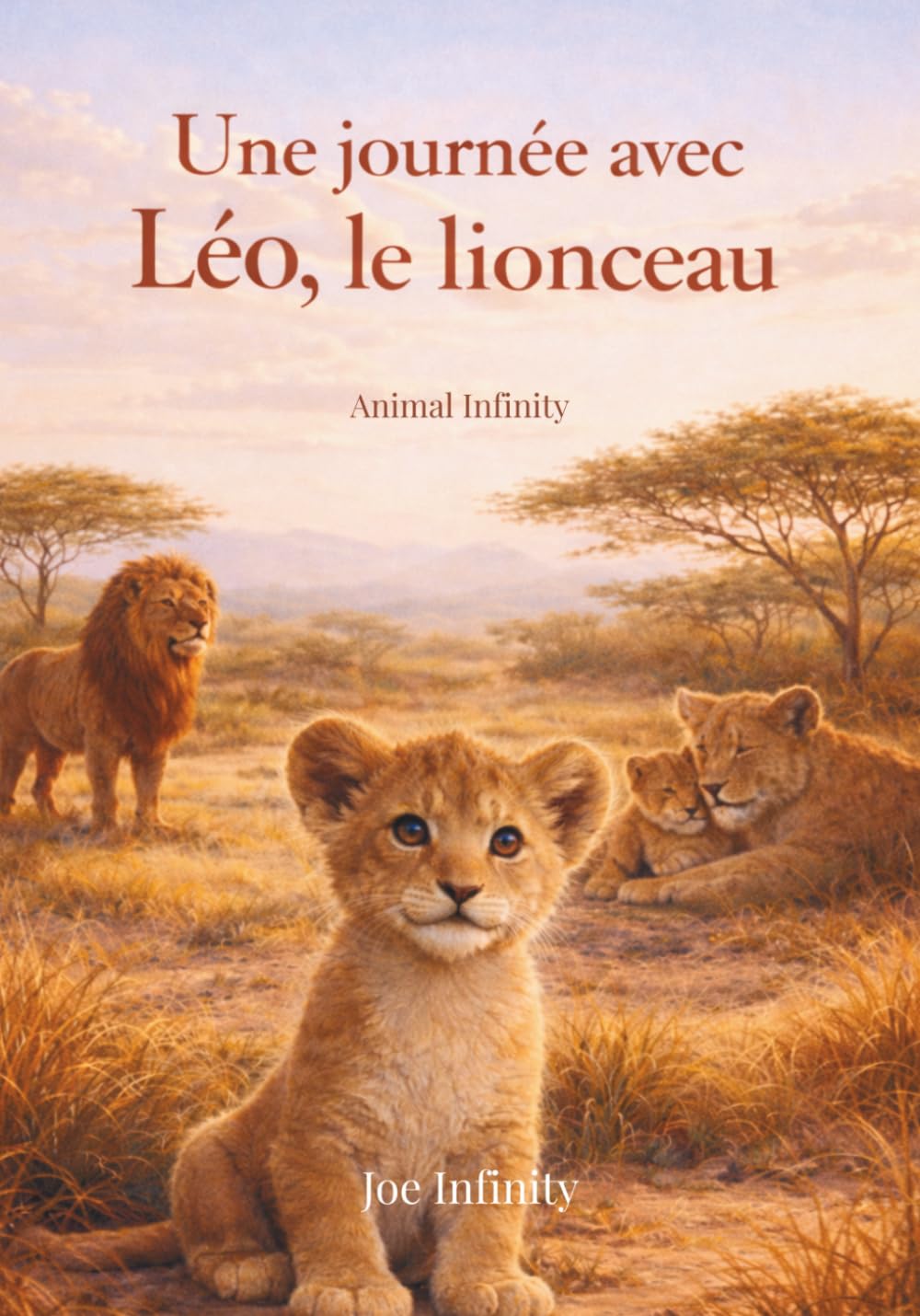 Une journée avec Léo, le lionceau: Animal Infinity - Découvrir la vie des lions à travers une histoire