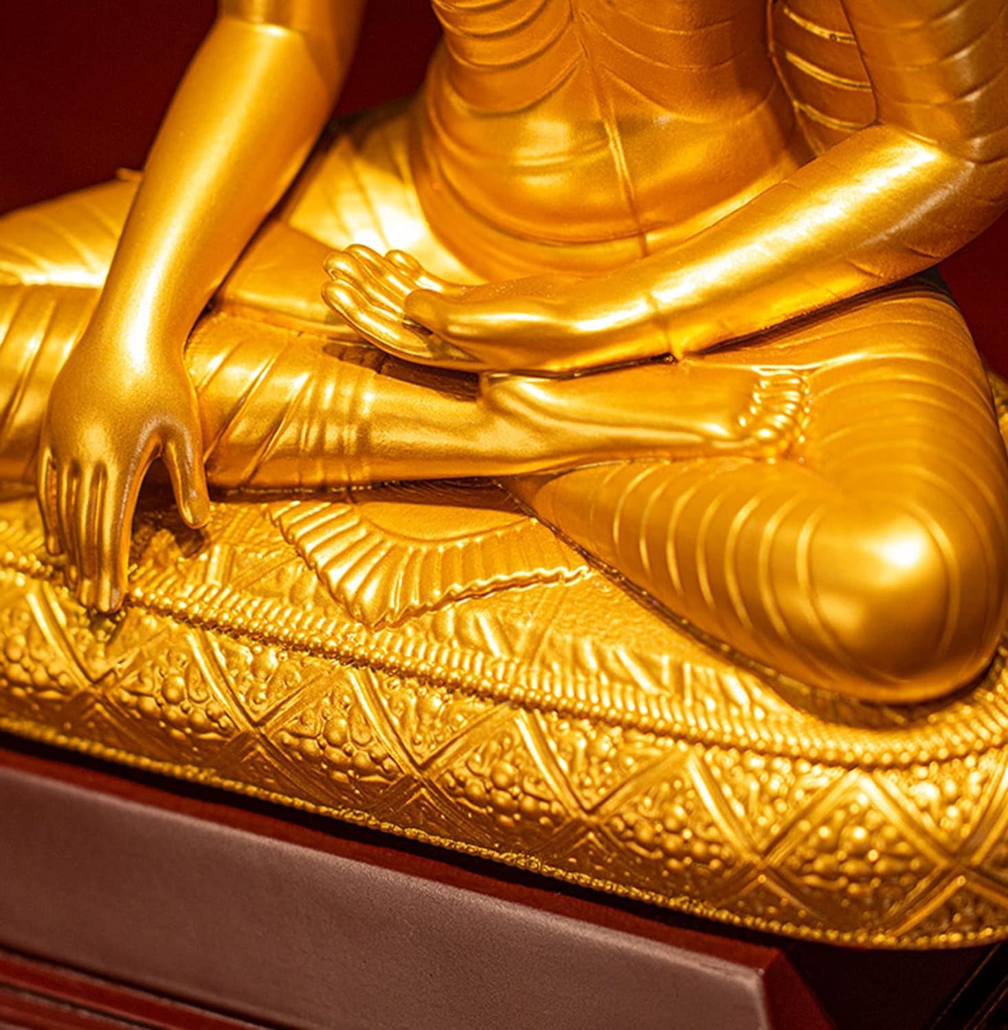 Statua del Buddha Seduto Shakyani per la Decorazione della casa, Statuetta da Collezione del Buddha della Meditazione Zen per la Decorazione della Stanza Spirituale, Decorazione dell'altare,