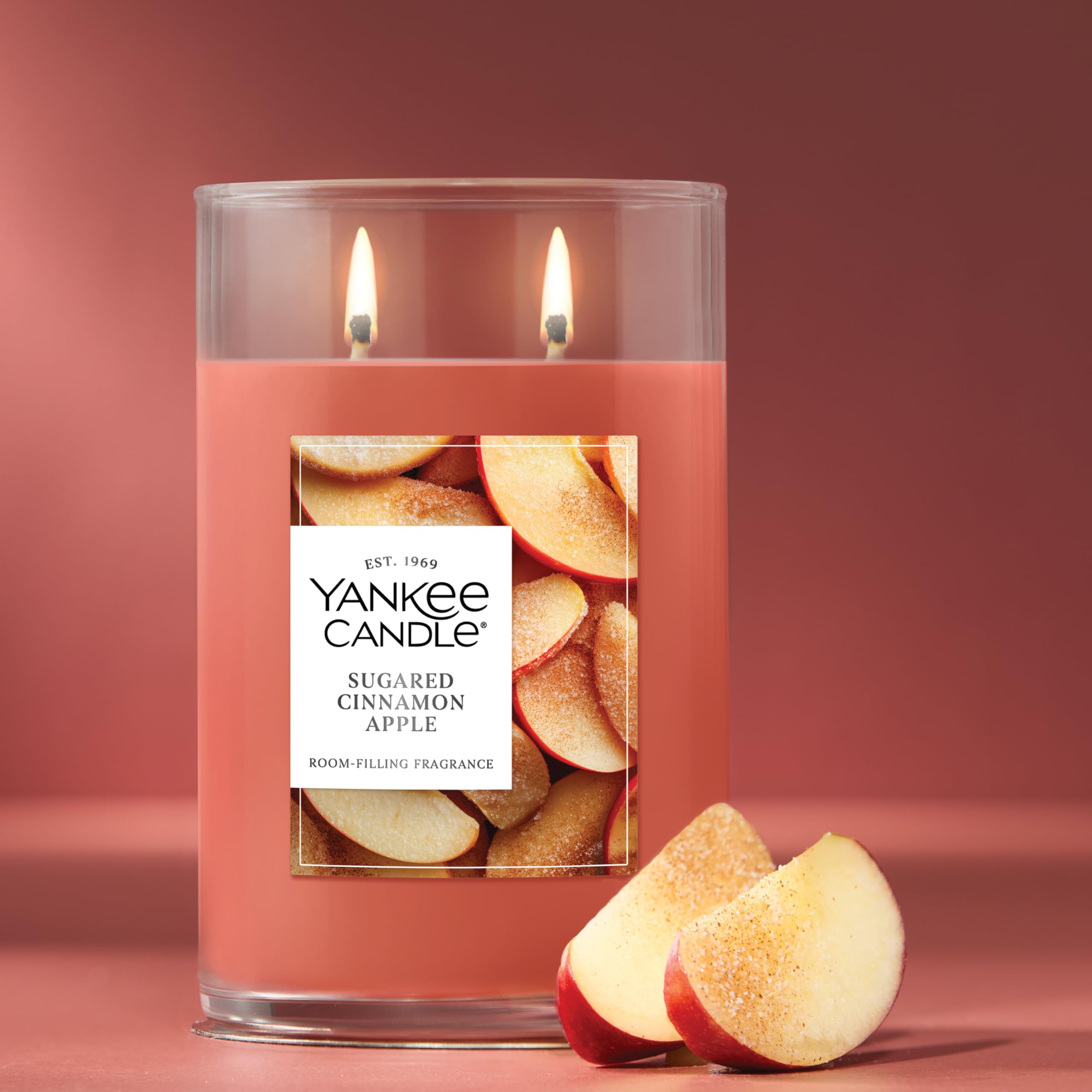 Yankee Candle Sugared Cinnamon Apple Signature Duftkerze im Glas, groß