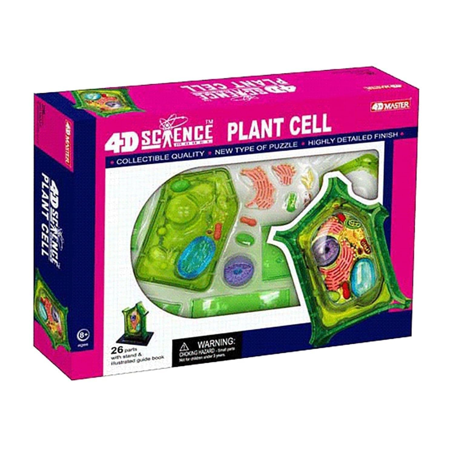4D Visual Anatomy Plant Models, 26 Detachable Parts Biology Teaching Models, Plant Cell Models for Display Teaching.