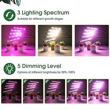 Amazon.com : wolezek Grow Lights for Indoor Plants, 100 LEDs