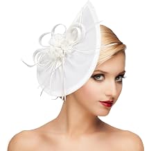 dressfan Fascinator Hat Headpiece Womens Vintage 20s 50s Headband for Derby/Wedding/Cocktail/Wedding/Tea Party