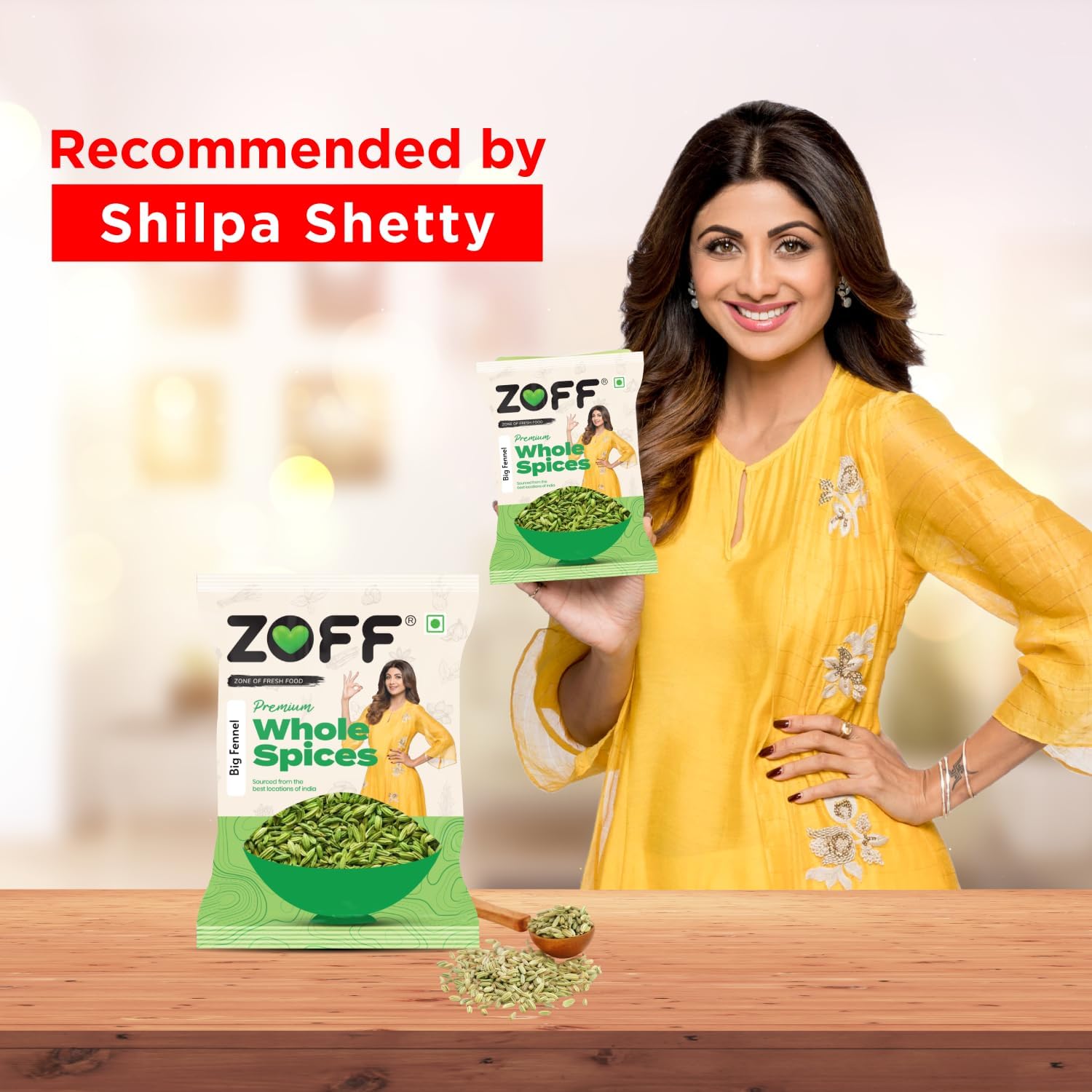 ZOFF Big Fennel Whole - Saunf in Fresh - for Cooking, Digestion & Refreshing Beverages - Extra-Large, Aromatic, 100% Natural - 400g - Image 6 thumbnail