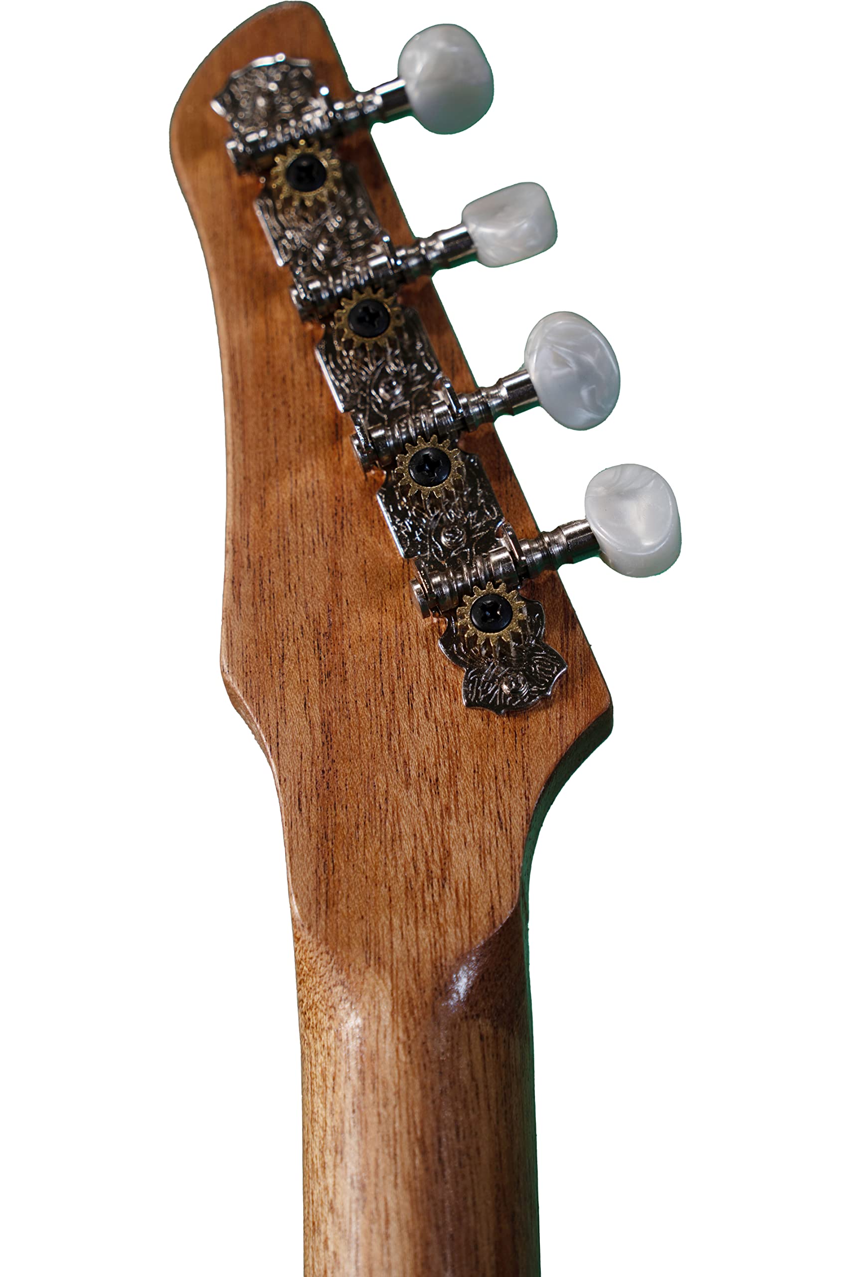 Boondocker Dulcimer Guitar Sapele Mahogany with Henna Pattern Bundle with Gig Bag and Strap - Image 5