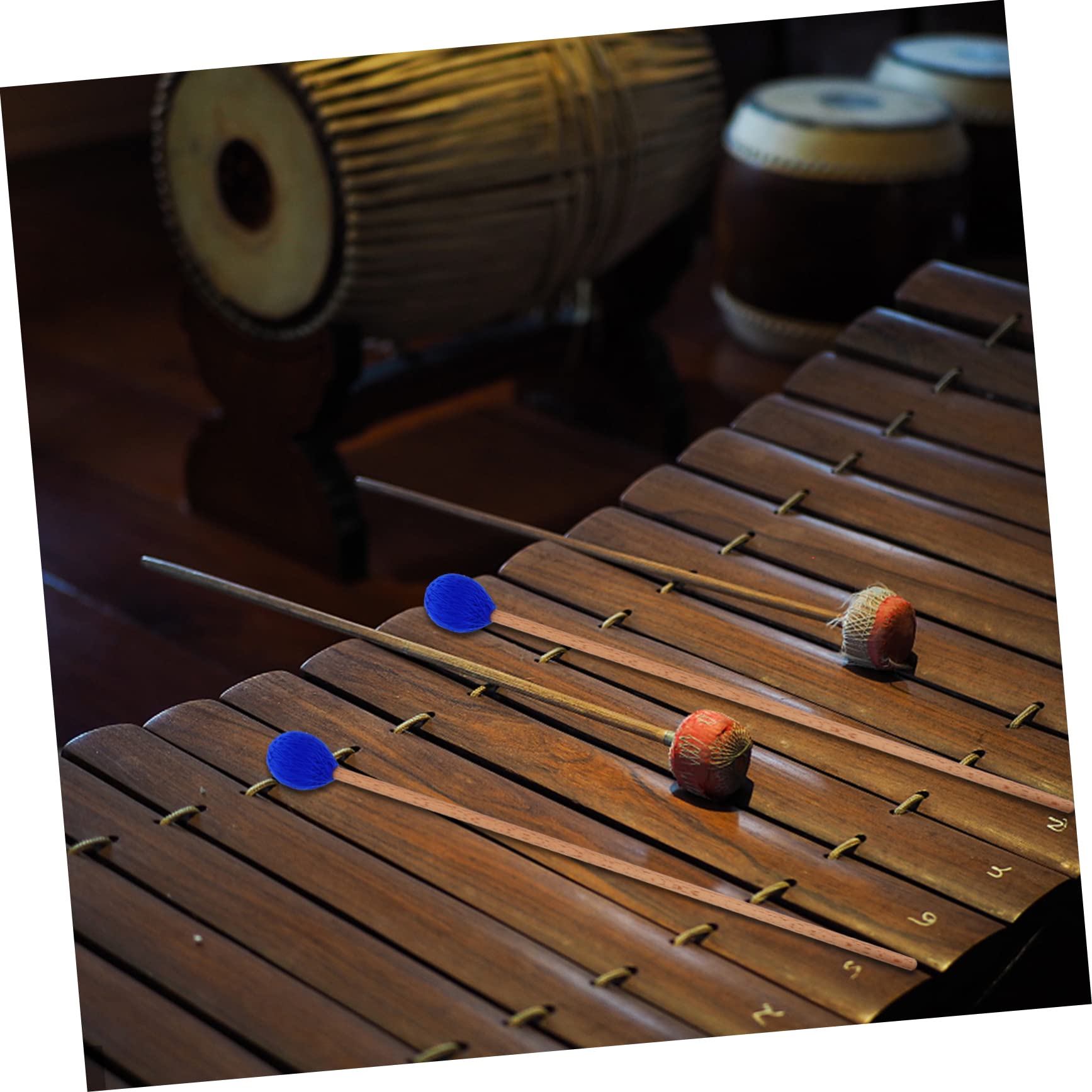 Amosfun 3paare Marimba Schlägel Mit Ahorngriff Mallets Für Xylophon Und Glockenspiel Weiche Runde Kopf-form Für Klaren Für Percussion-instrumente