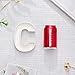 Coffeezone Small Letter Candy Dish & Plates for Nuts, Party Decor in Name Letters (Letter C)