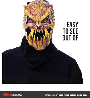 Zagone Monster Latex Face Mask Realistic Scary Halloween Mask for Adults, Hyper Realistic Latex Monster Costume