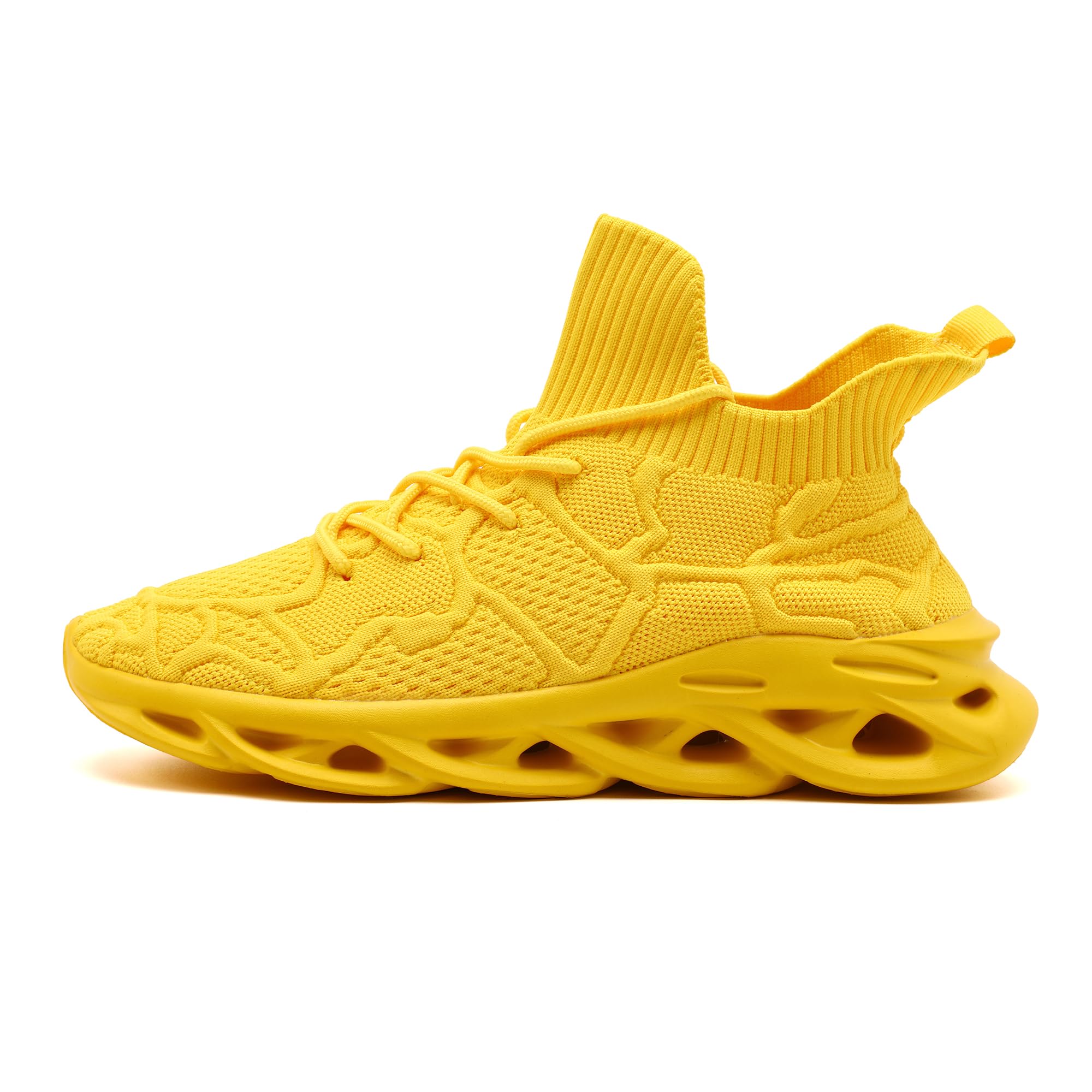 ZDFQLGV Modische lässige Fitness Laufschuhe Sneakers für Herren Leichte atmungsaktive Wander Arbeiten Sportschuhe rutschfeste Weiche Bequeme verschleißfeste Tennisschuhe