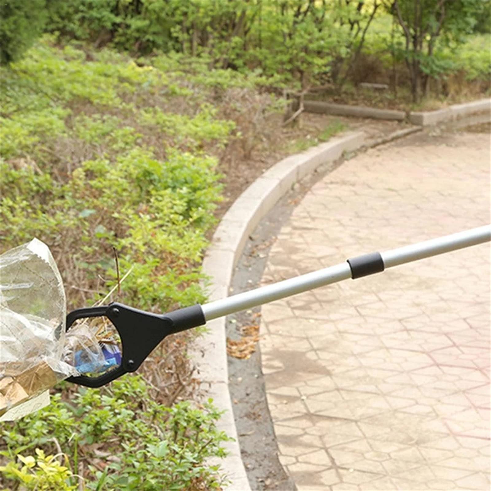Con pinza, ayuda for la movilidad, herramienta de asistencia for alcanzar, recogedor de basura, herramienta de limpieza for el hogar y el jardín, fácil de agarrar,Recogedor de basura