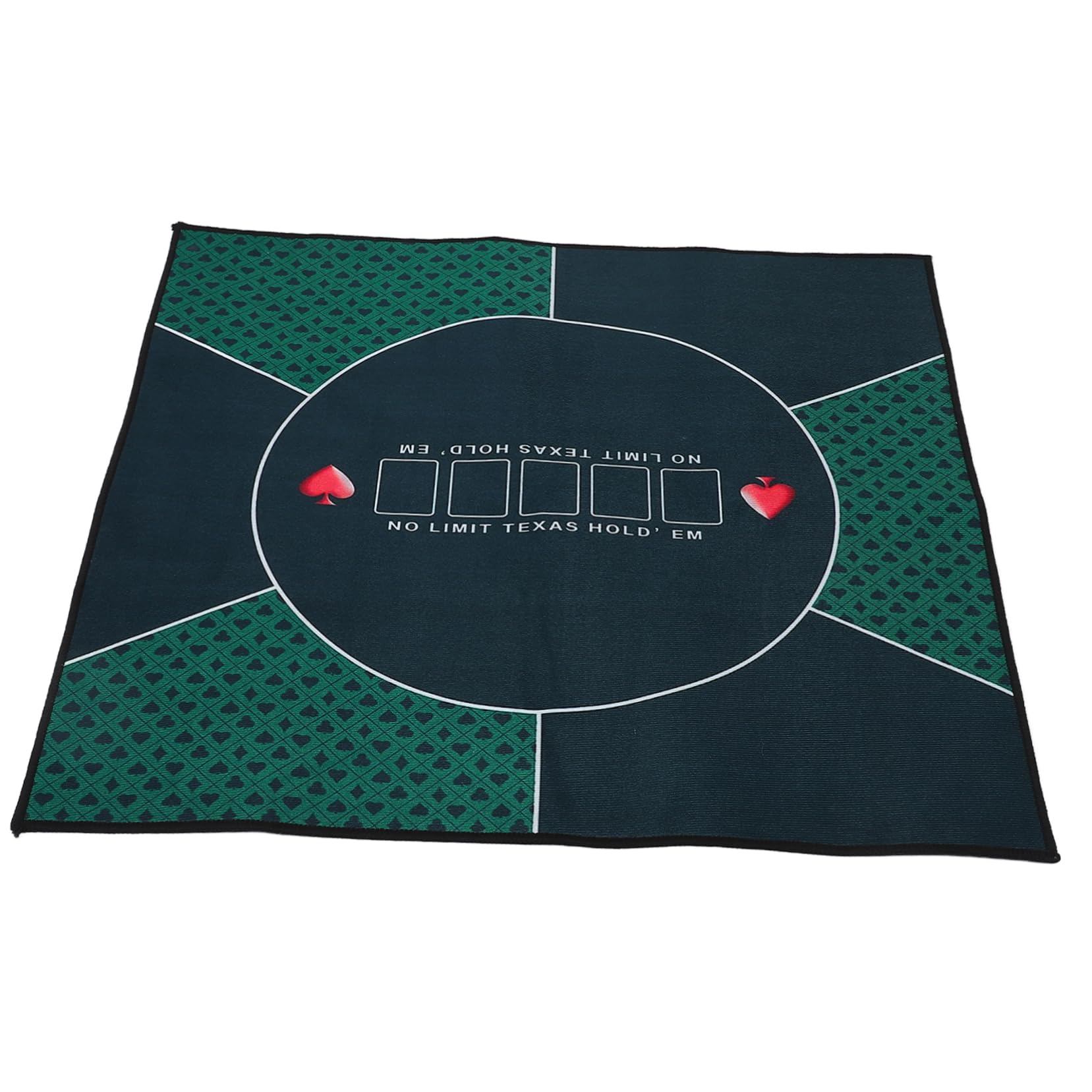 Gatuida Tappeto per Tavolo da Poker Rettangolare Design Stampato, Antiscivolo e Facile da Riporre per Giochi di Ruolo e Viaggi
