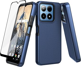 Ailiber for Boost Summit 5G Case Slim Cover, Screen Protector-Blue