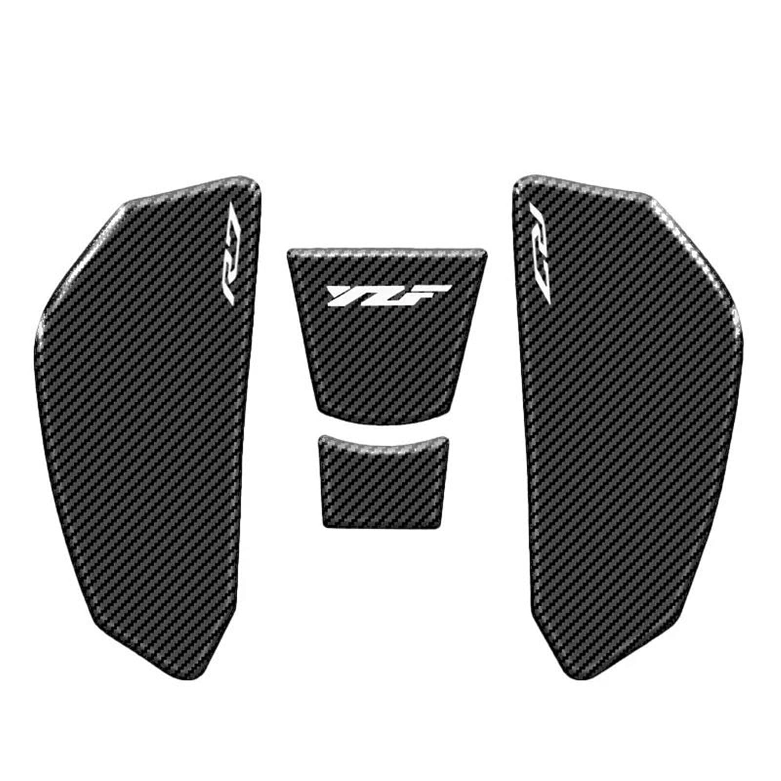 Motorcycle Fuel Tank Pads Knee Pads Anti-Slip Traction Pads Fuel Tank Anti-Slip for Yamaha YZFR7 YZF R7 YZFR7 2021-2022(Style 2)