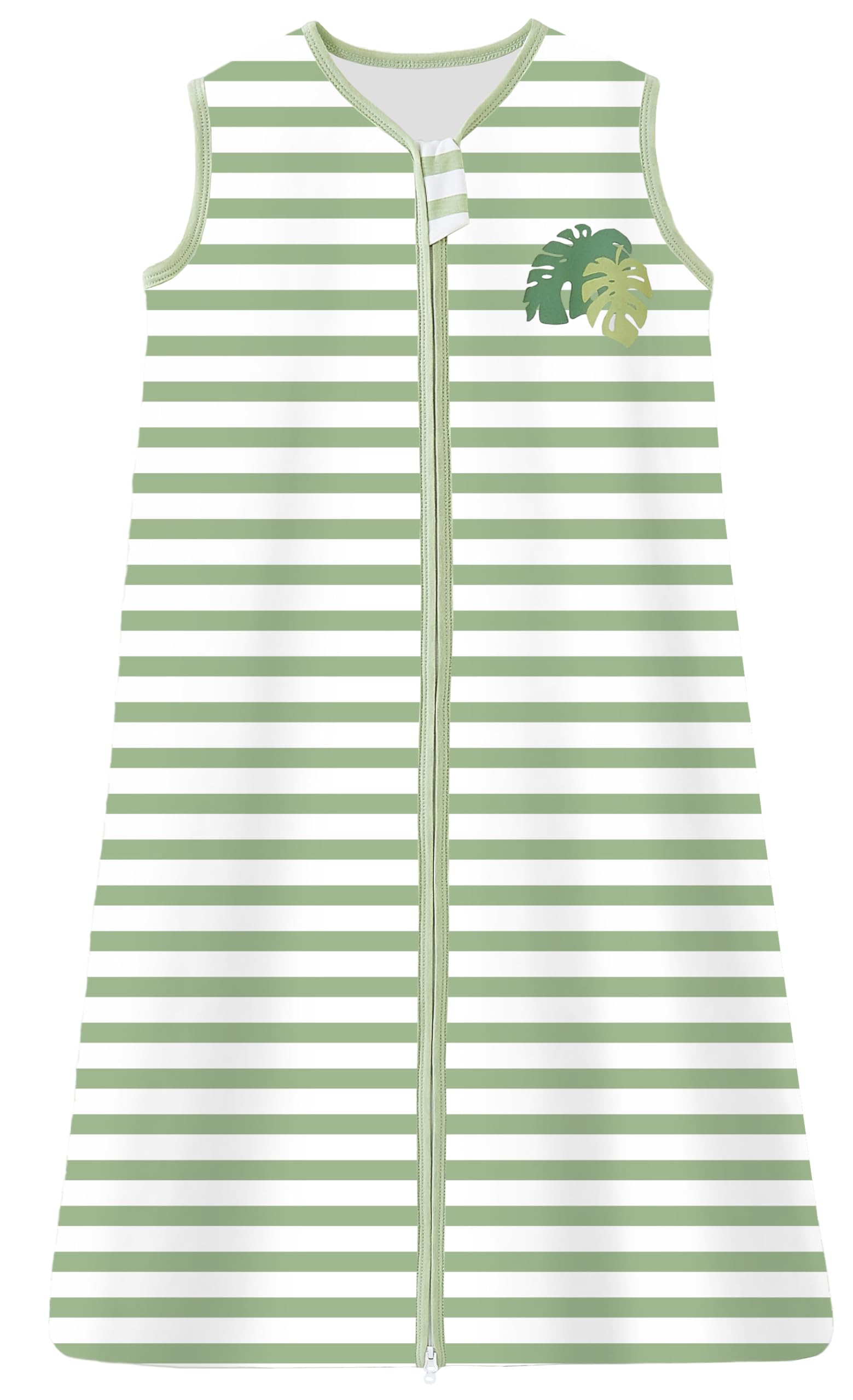 Chilsuessy 2er Pack Sommerschlafsack 1 Tog Baby Schlafsack Kleine Kinder Schlafanzug ohne Ärmel für Sommer und Frühling 100% Baumwolle