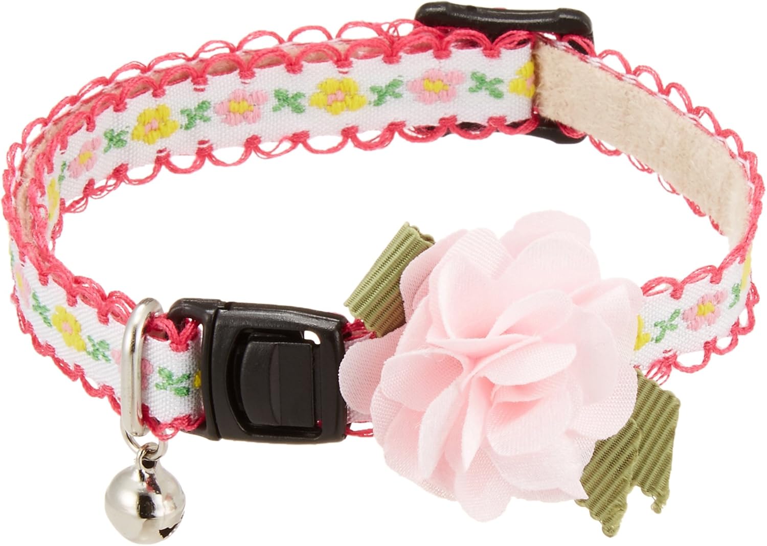 Amazon ラビット アモック (Rabbit Amo.k) 1100040 ウサギクビワ フラワーズ M ピンク ラビット アモ