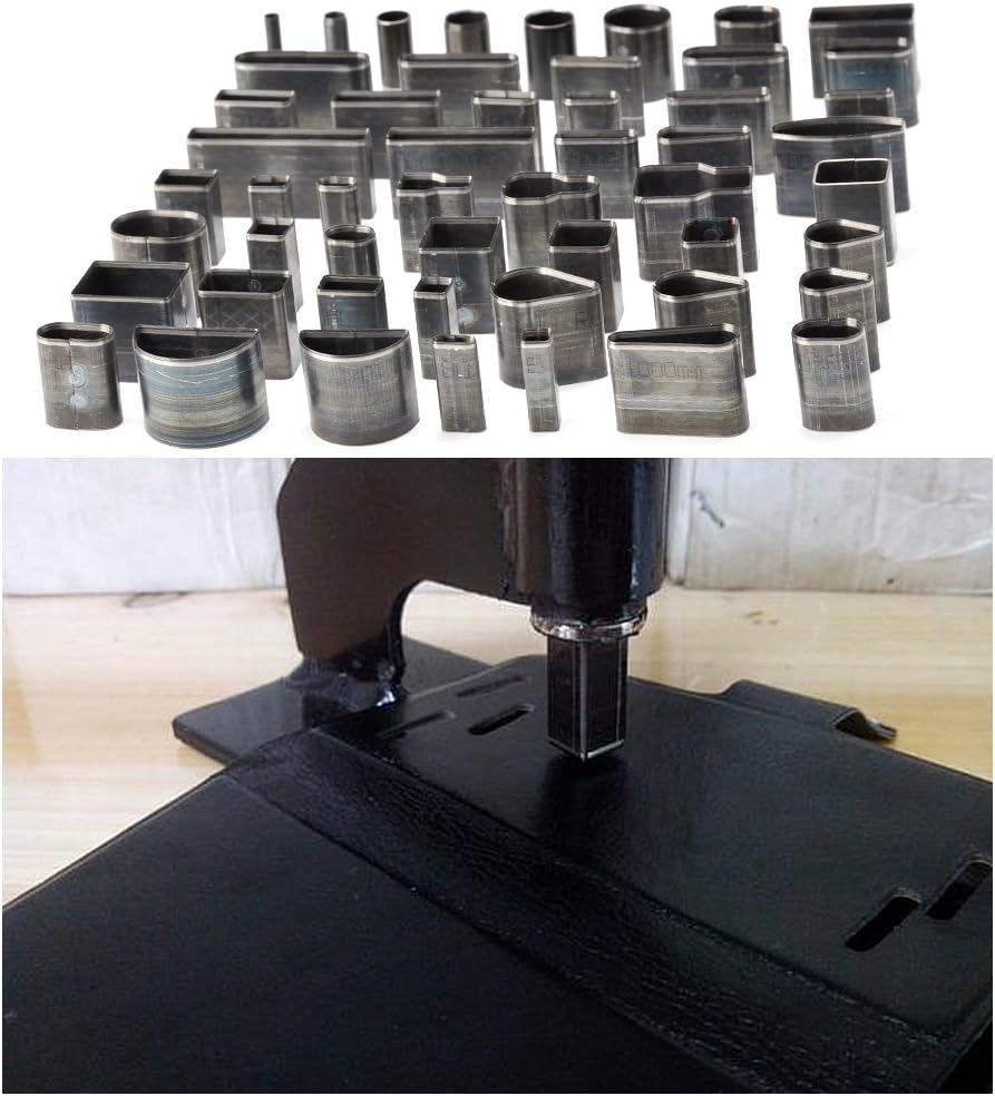 ATPWONZ 52 Shape Style One Hole Hollow Punch Cutter Set for Handmade DIY Leather Craft : Arts, Crafts & Sewing