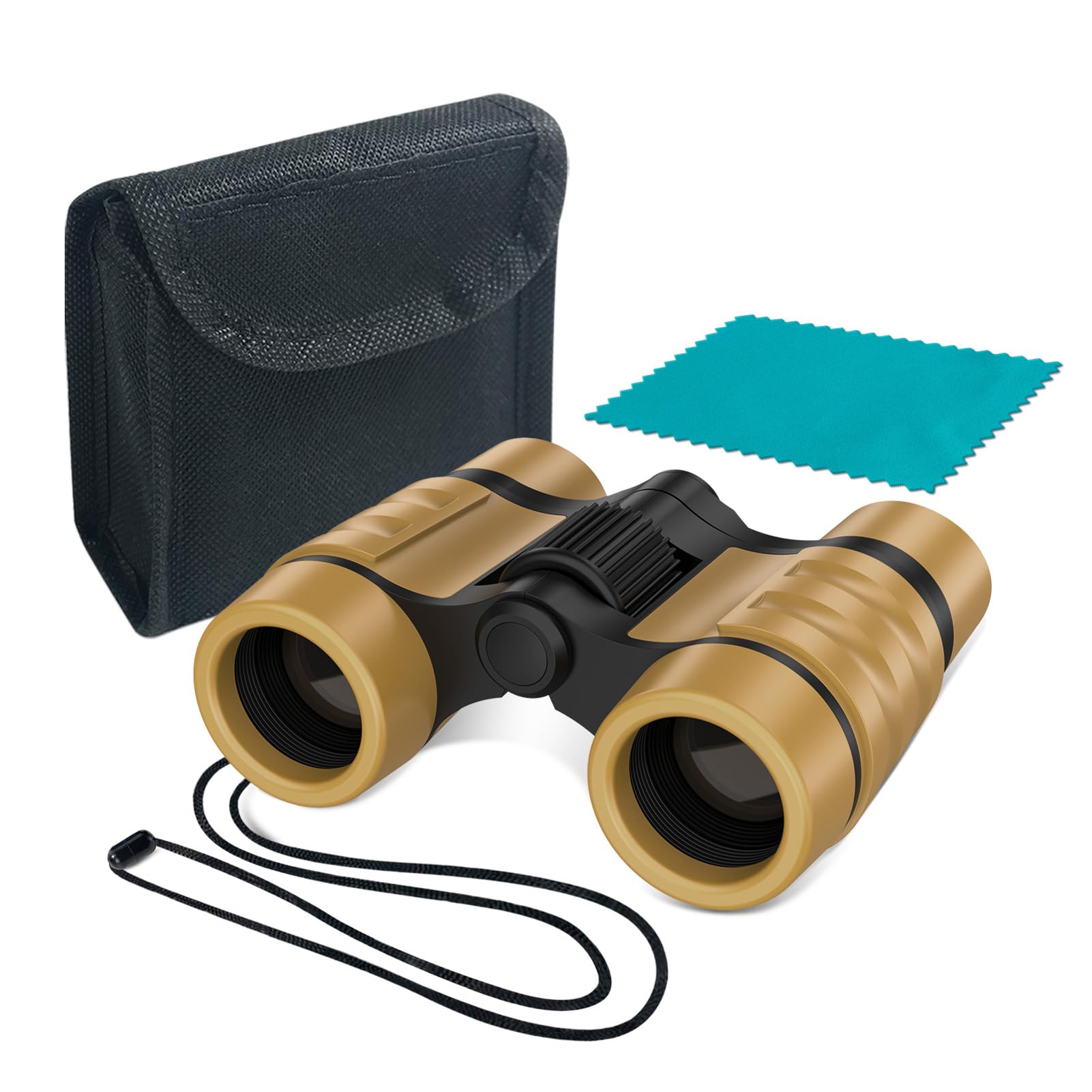 ESSENSON Binoculars for Kids, Desert | Toys Gifts for Age 3-10+ Years, Boys Girls Telescope, Outdoor Sports & Bird Watching, Birthday Presents