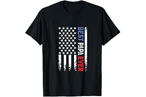 USA Flag Papa T-Shirt: Perfect Father's Day Gift