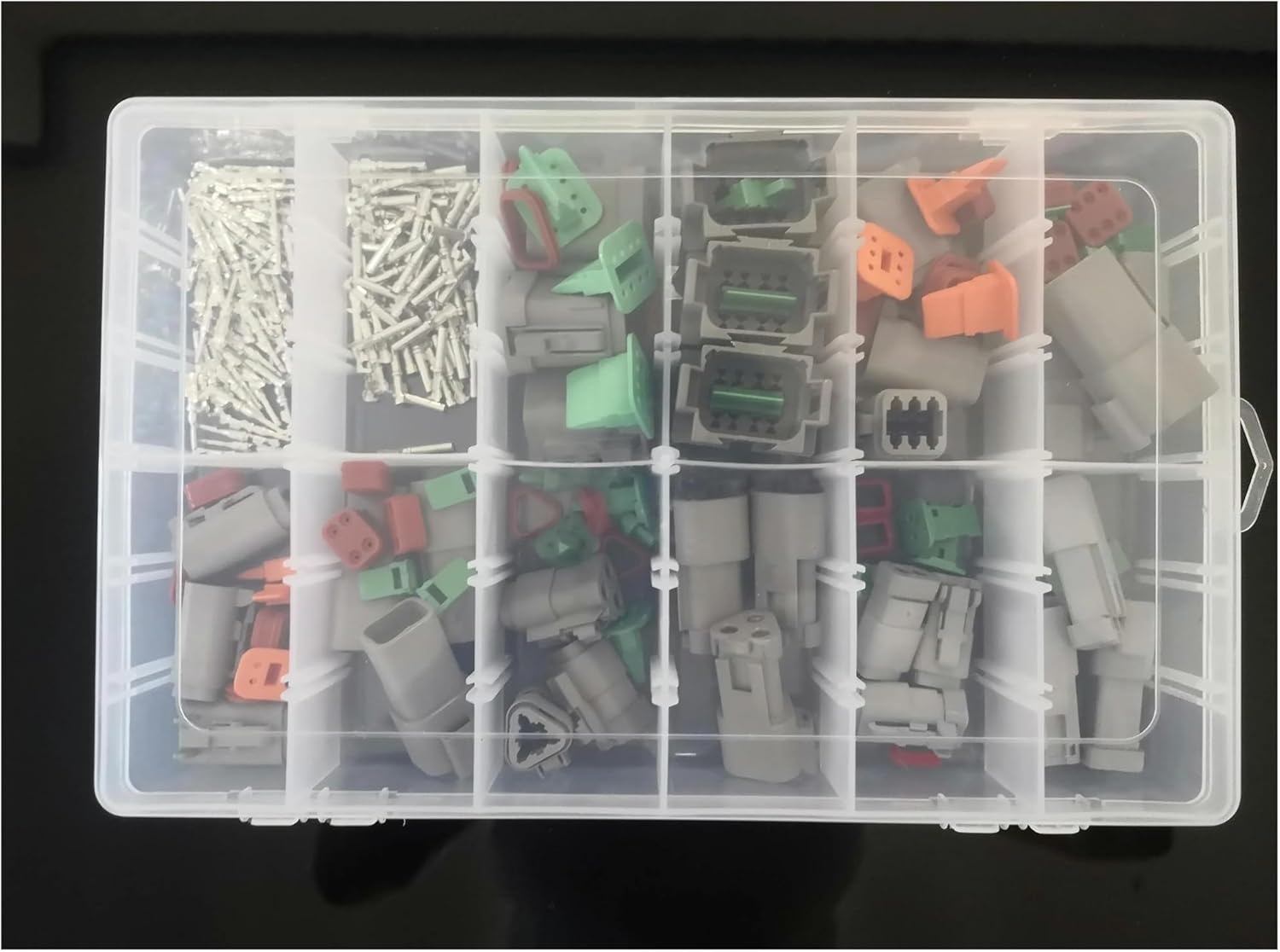 DT Series 2-8P Waterproof Wire Connector Kit DT06-2S DT04-2P Automotive Sealed Plug DT Connector with Terminals Box