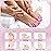 Blulu 16 Pcs Toe Cushion Tube Sleeves Soft Gel Corn Pad Protectors for Cushions Corns, Blisters, Calluses, Toes and Fingers(Pink)