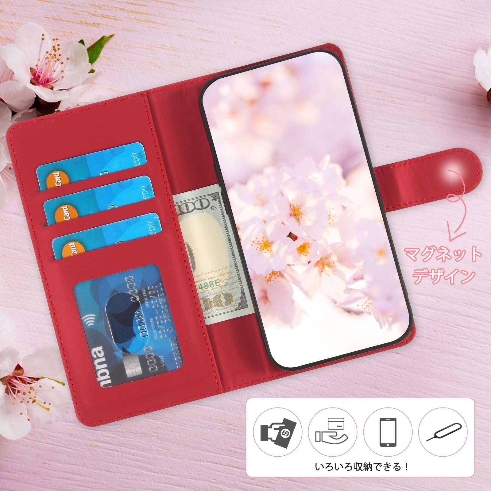 Amazon.co.jp: Reddylin 対応 Xperia 10 VI ケース 手帳型