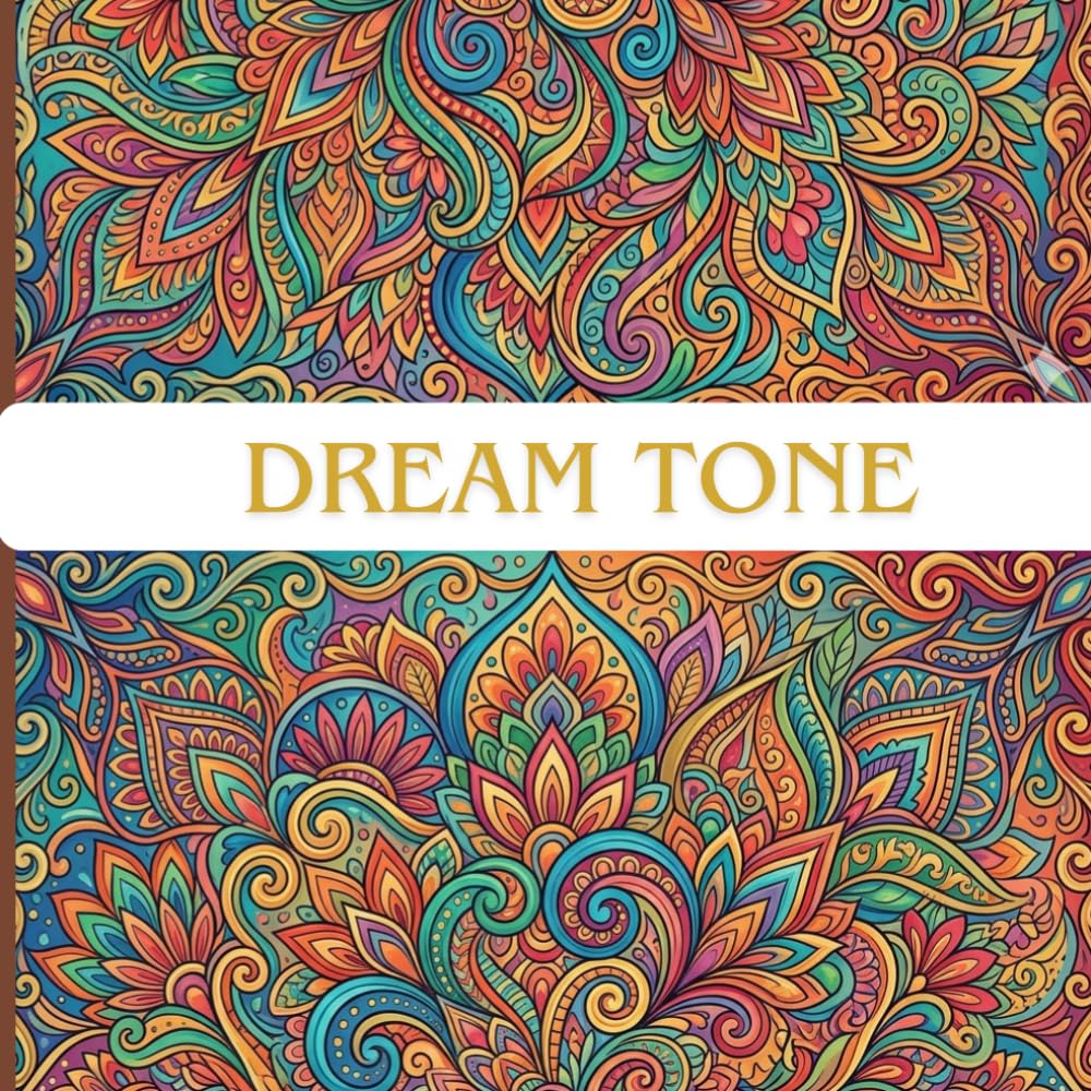 Dream Tone: A relaxing and super simple coloring book for adults