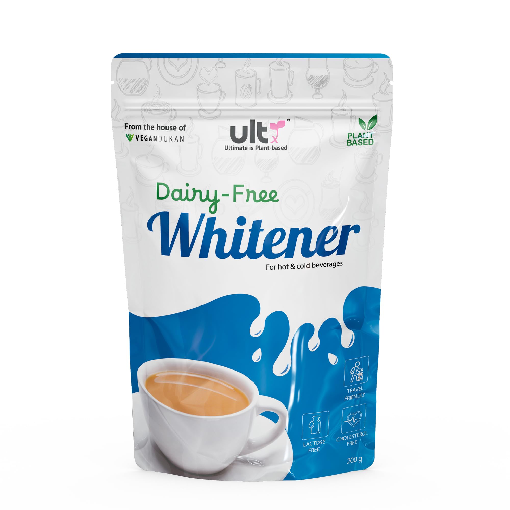 Ultx By Vegandukan | Tea Coffee Whitener & Creamer | 200g | High Protein | Plant Based | Lactose Free | Soya Milk Powder (B09T3NWTC9) Amazon Price History, Amazon Price Tracker