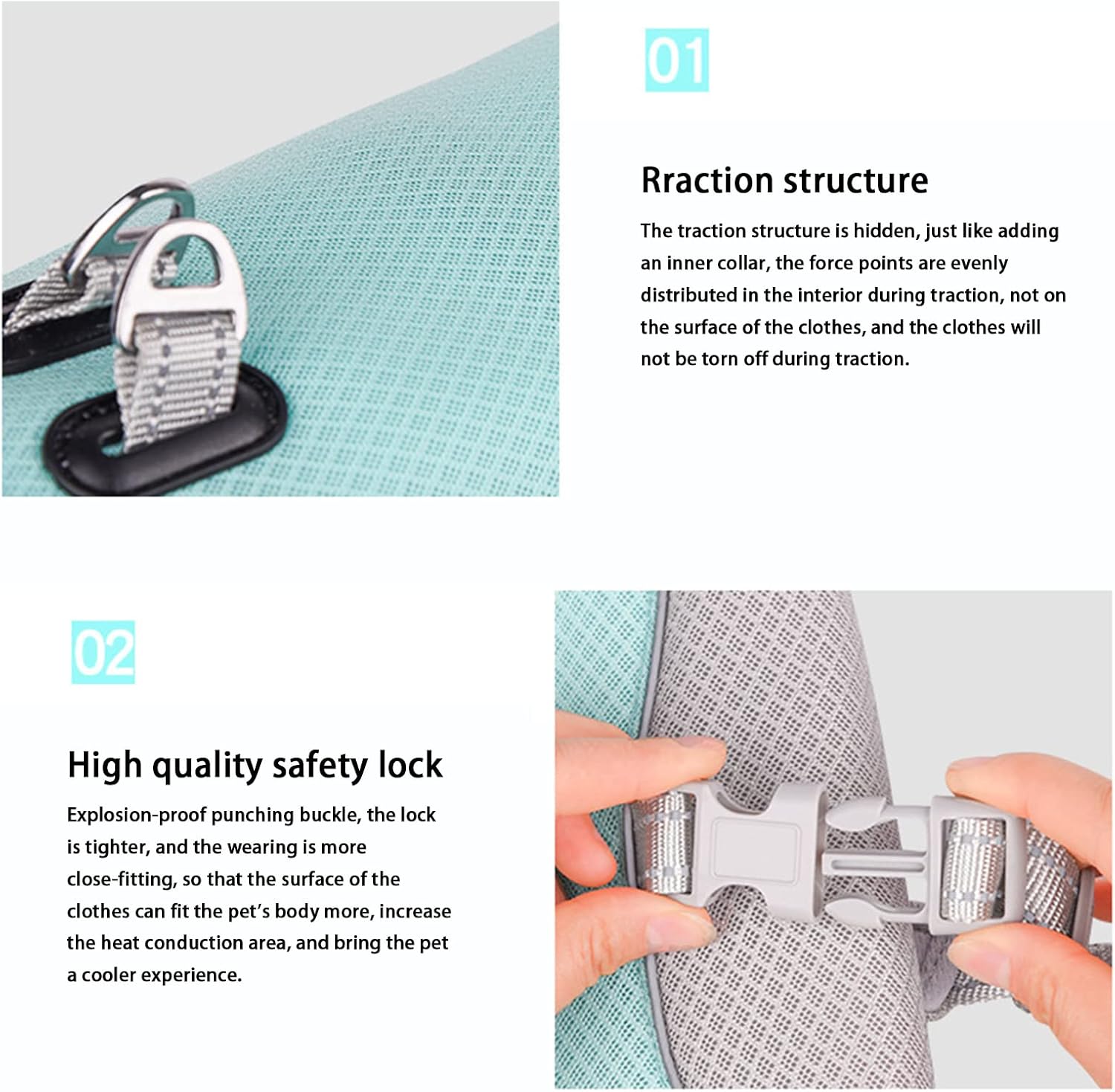 Dog Cooling Vest Harness Evaporation Cooler Coat UV Protection Dog Cooling Jacket Mesh Fabric for Outdoor Walking Camping for Small Medium Large Dogs